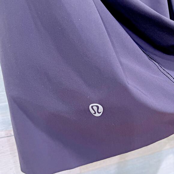 Lululemon Lost in Pace Skort Black Activewear Skirt with Shorts Womens 6 Tall 6T - Picture 4 of 9